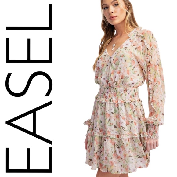 easel Dresses & Skirts - 908:  EASEL NWT DRESS SAGE (GG2)